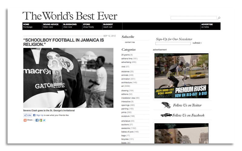 The World's Best Ever - Schoolboy Football