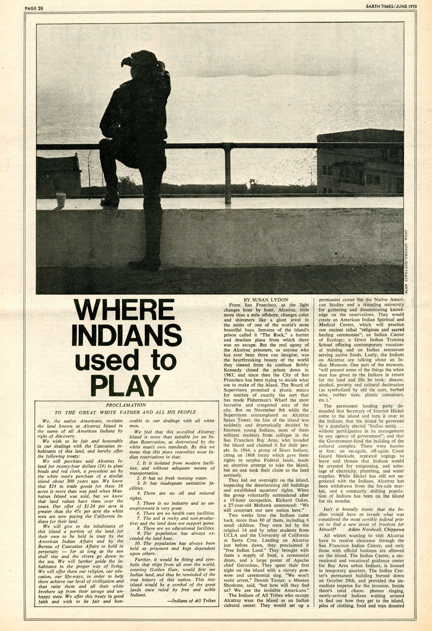 Where Indians Used to Play - Earth Times, 1970
