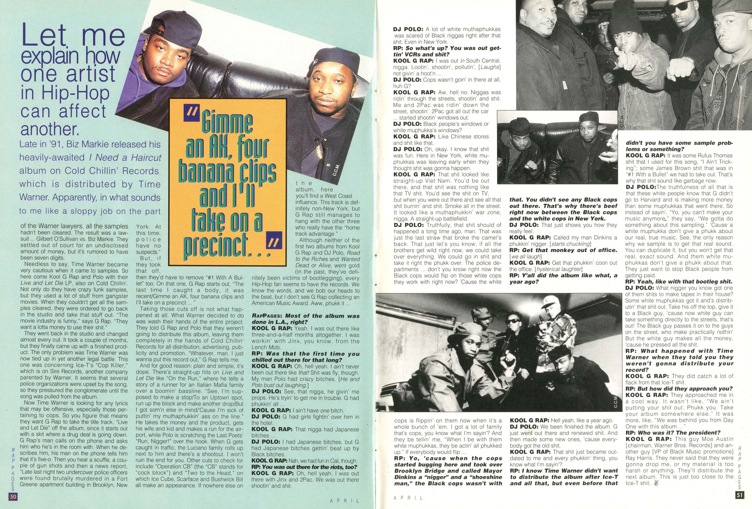 HipHop-TheGoldenEra: Album Review + Interview : Kool G Rap & Dj Polo ...